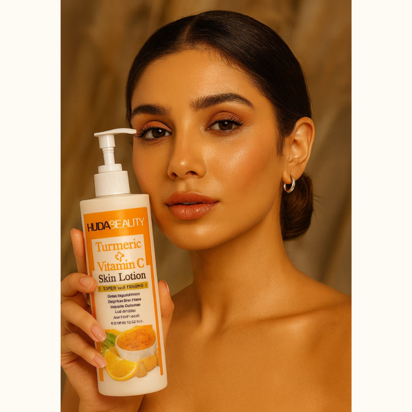 Huda Beauty Turmeric + Vitamin C Body Lotion ✨
