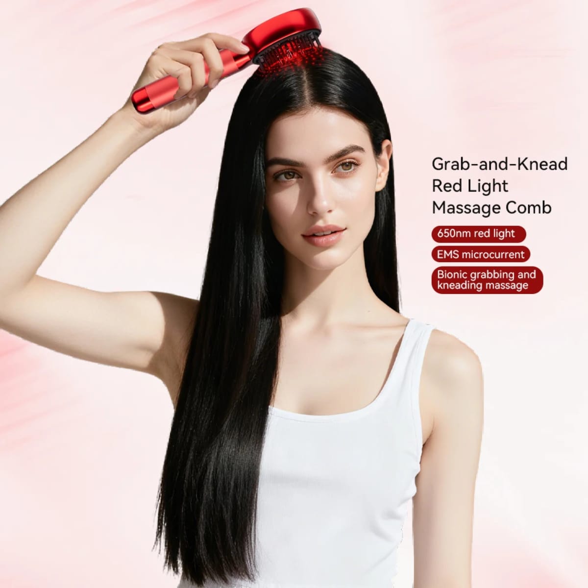 Scalp Massage Brush with Oil Applicator