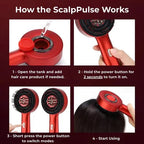 Scalp Massage Brush with Oil Applicator
