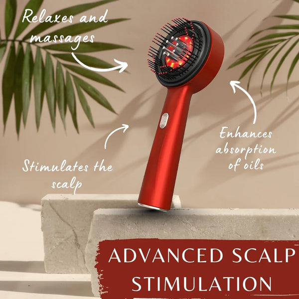 Scalp Massage Brush with Oil Applicator