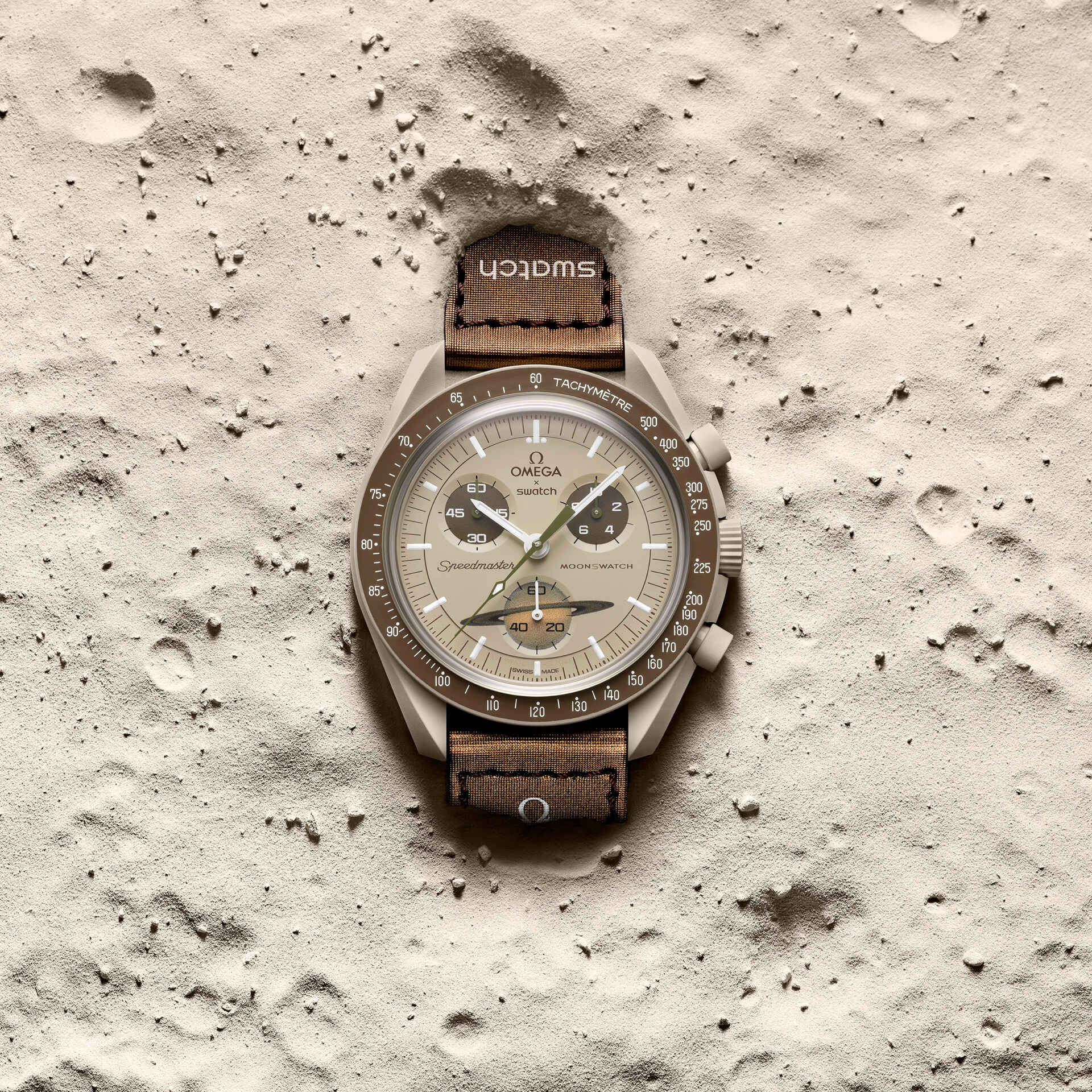 Omega x Swatch Bioceramic MoonSwatch "Mission to Saturn